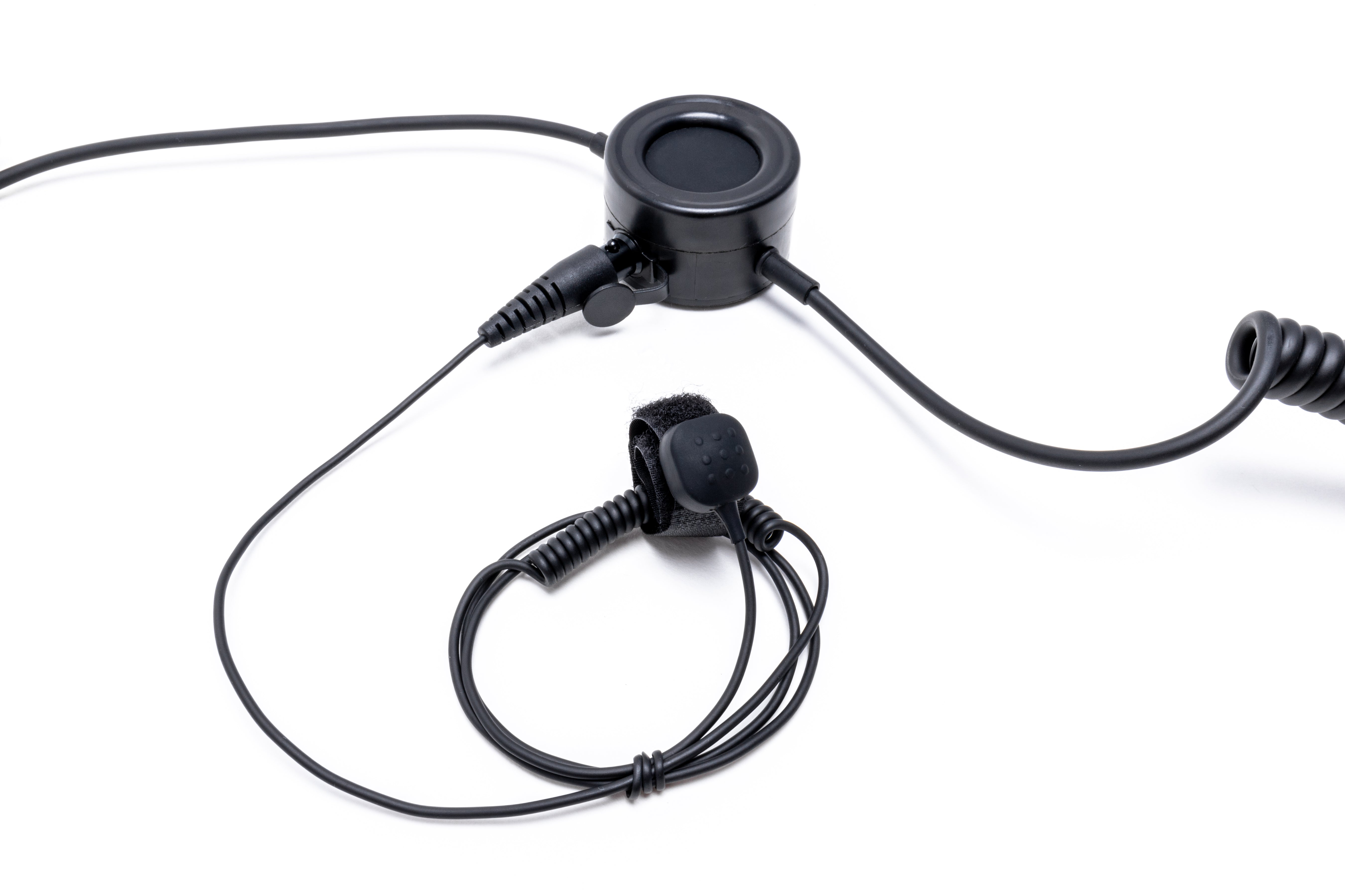 Impact Platinum Heavy Duty Throat Mic with Ring Finger PTT Switch fits Motorola APX/TRBO M11-PTM-1