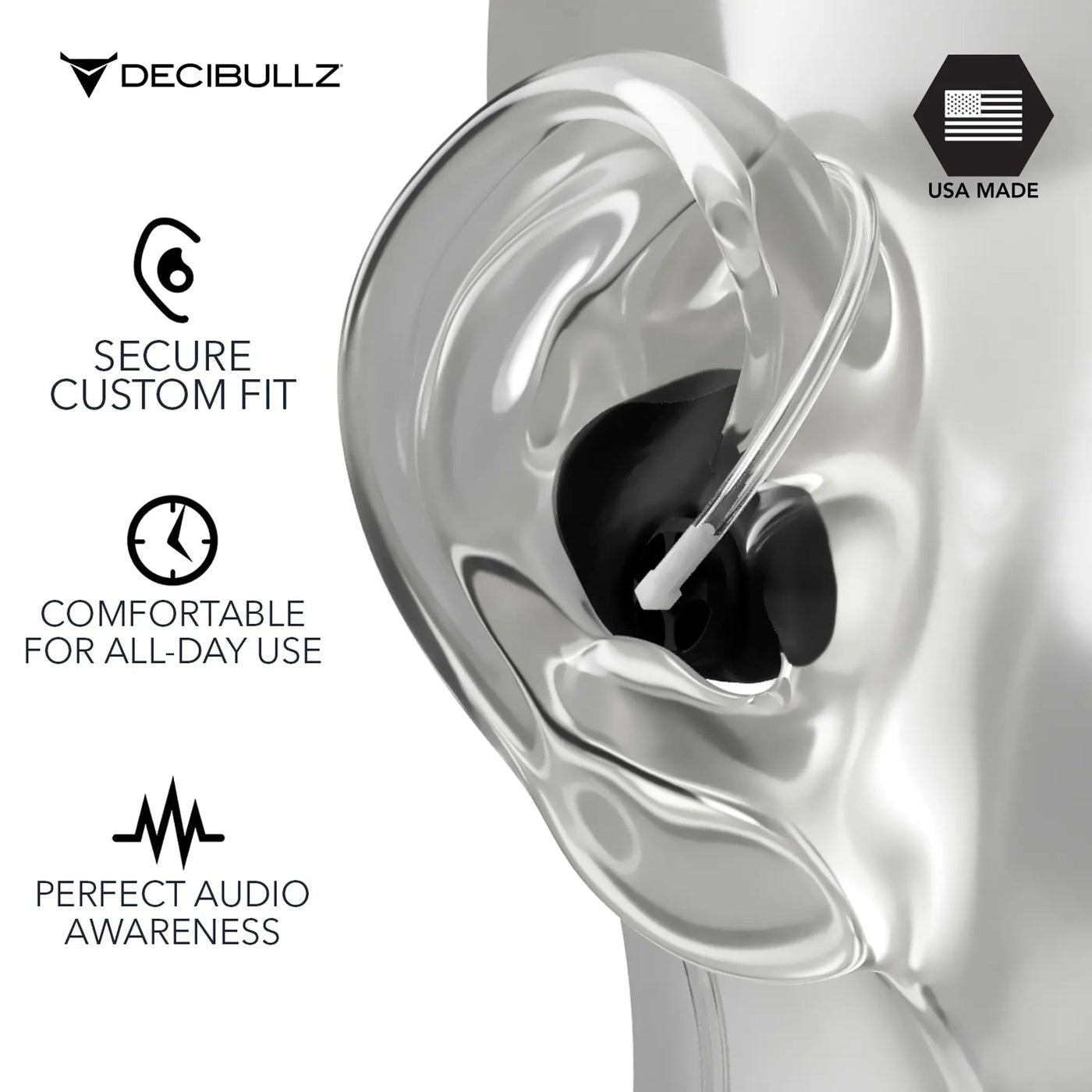 +Awareness Custom Moldable Earpieces by Decibullz - The Earphone Guy