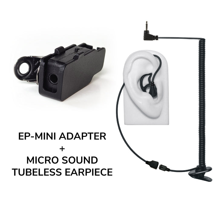 EP-Mini Adapter - Converts Your Acoustic Tube to Tubeless - The Earphone Guy LLC