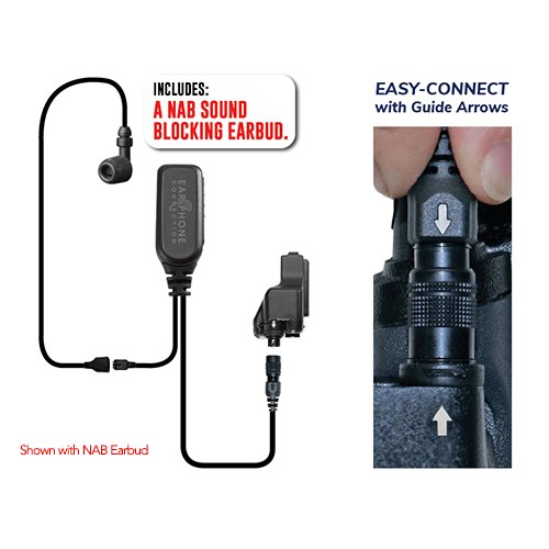 EP1323ECM1 Hawk M1 Tubeless Lapel Mic for Motorola XTS/Jedi – Available with NAB Option!