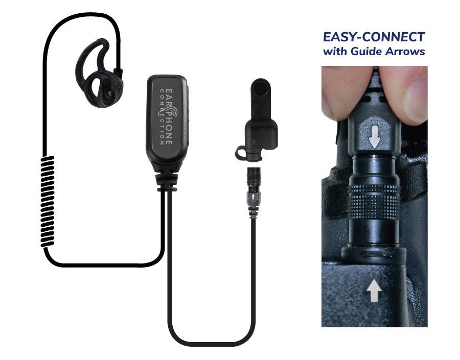 Hawk Lapel Microphone with EC - Easy Connect - The Earphone Guy