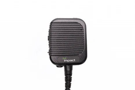 Impact Platinum Military Grade Emergency Button Speaker Mic, IP67 Submersible & 3.5mm Audio Jack
