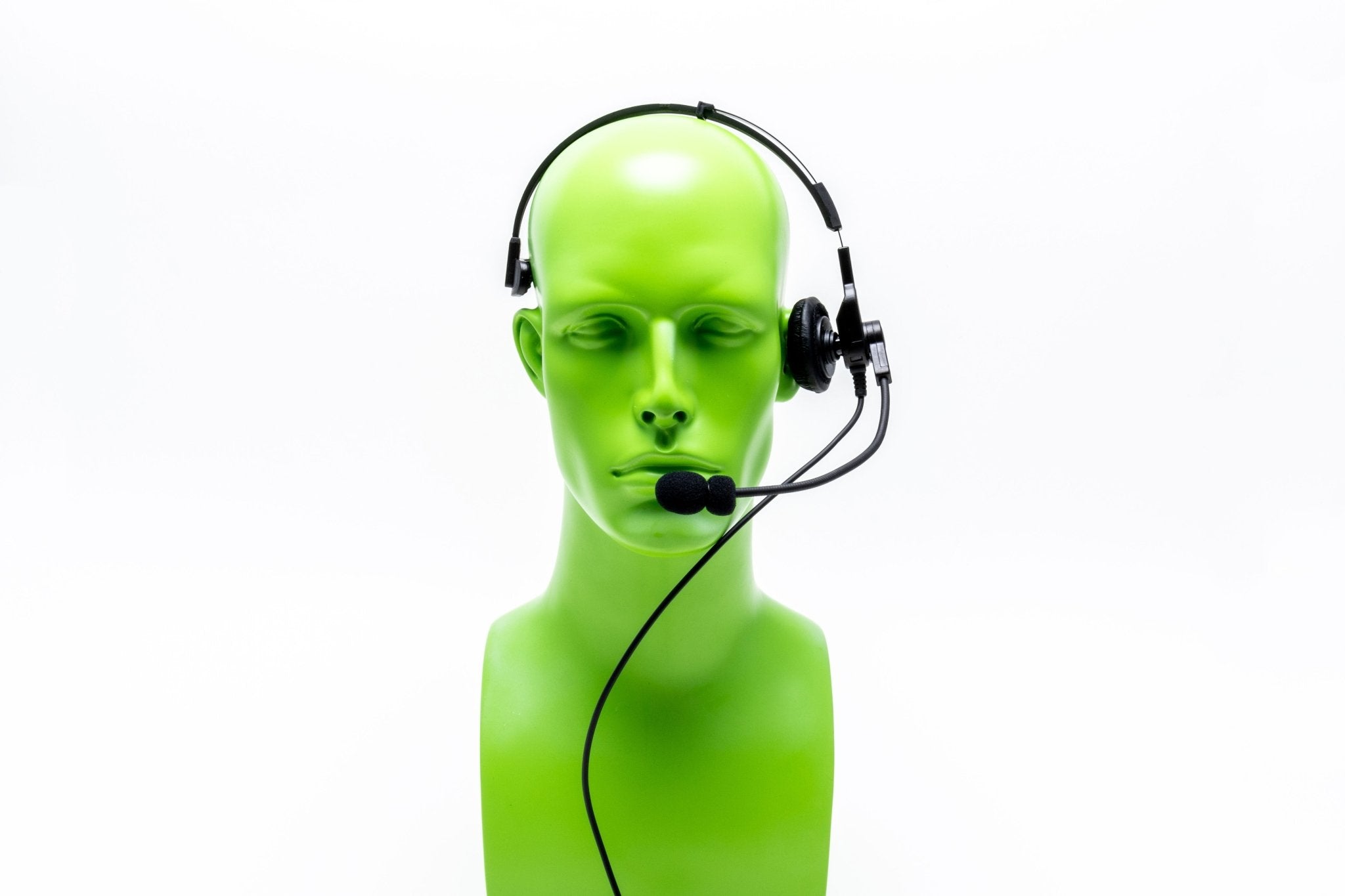 Impact Platinum Over-the-Head, Single Speaker Headset with OEM-Style Metal Headband