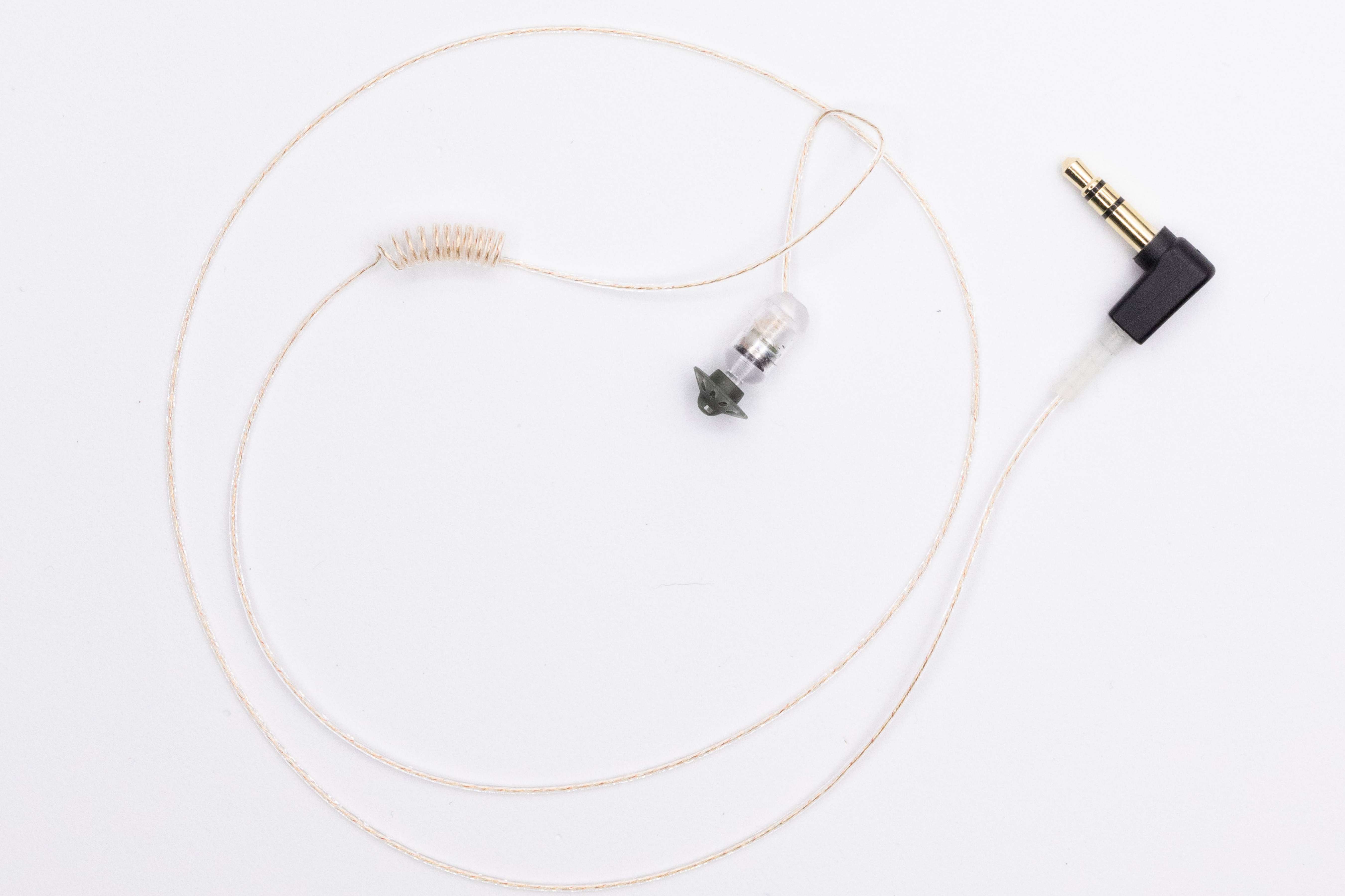 Impact HIDIN Micro Tubeless Listen-Only Earpiece - Black or Clear - The Earphone Guy LLC