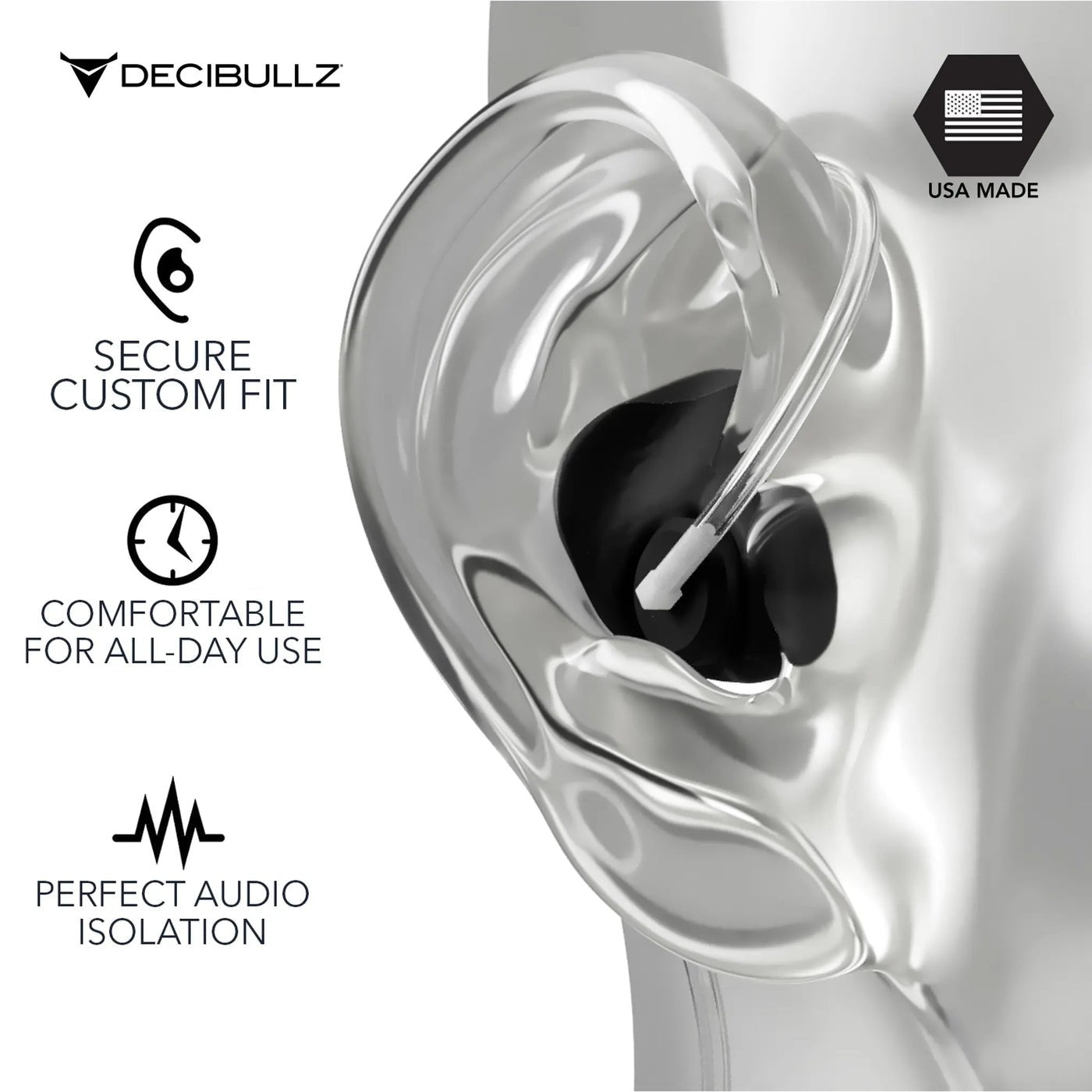 +Isolution Custom Moldable Earpieces by Decibullz - The Earphone Guy