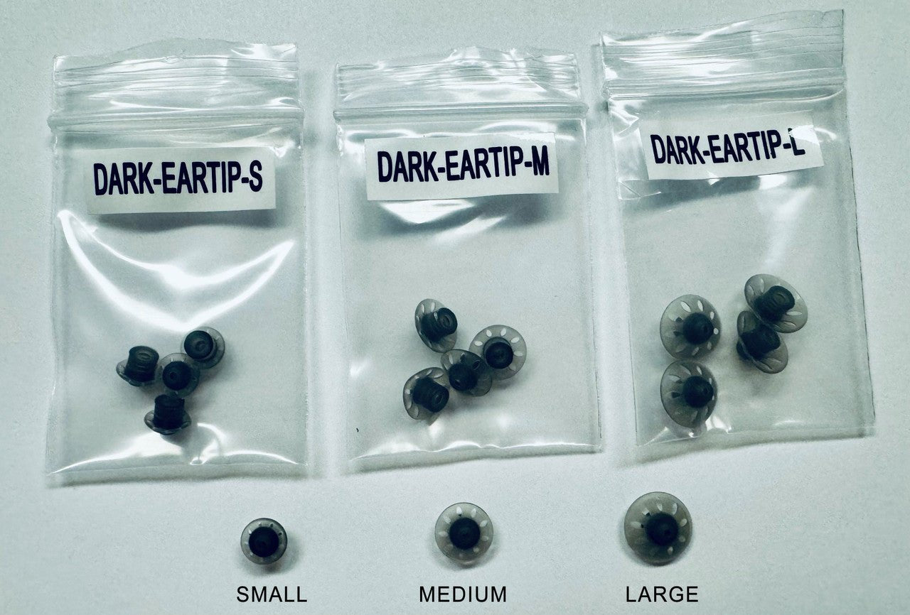 Klein Dark Series Covert Earpiece Replacement Eartips - The Earphone Guy