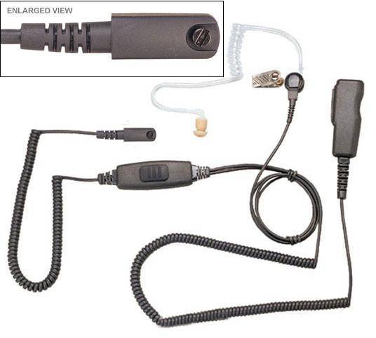 Pryme SPM-2010 - Medium Duty 2-Wire Surveillance Kit, fits Icom - The Earphone Guy