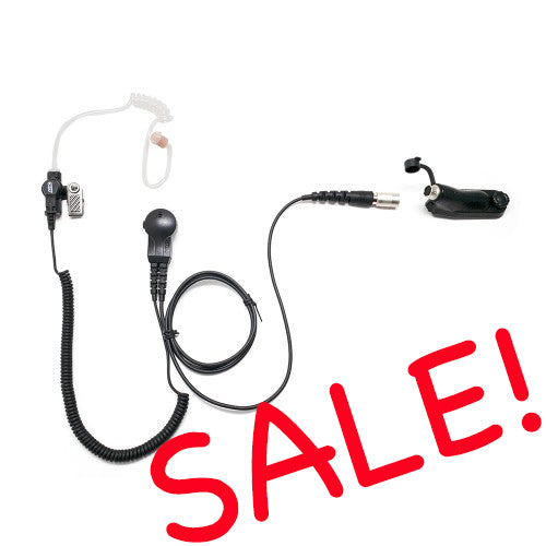 ARC T21075QD Surveillance Mic w/Quick Disconnect fits Motorola TRBO/APX