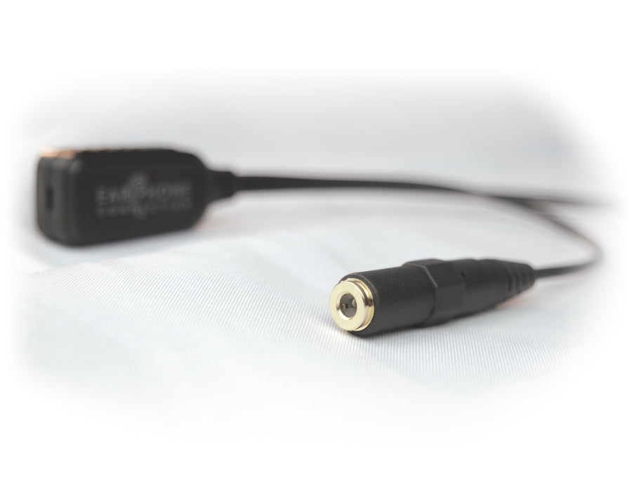 Hawk Lapel Mic with Tactical PTT and 3.5MM Female Adapter fits Motorola APX/TRBO