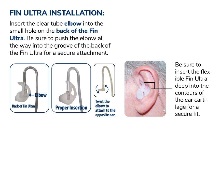 Acoustic Tube Fin Ultra - All Day Comfort - The Earphone Guy