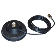 BlackBox Mobile Radio Magnetic Base for UHF or VHF car antenna. - The Earphone Guy