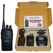 Blackbox Plus Professional 16 channel UHF Two-Way Radio - The Earphone Guy