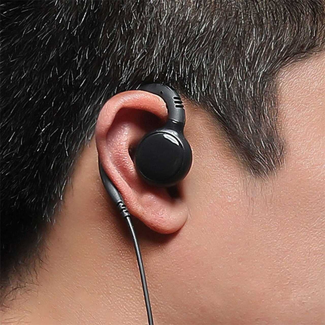 CURL 1-Wire Earpiece Kit fits Kenwood 2-Pin - The Earphone Guy