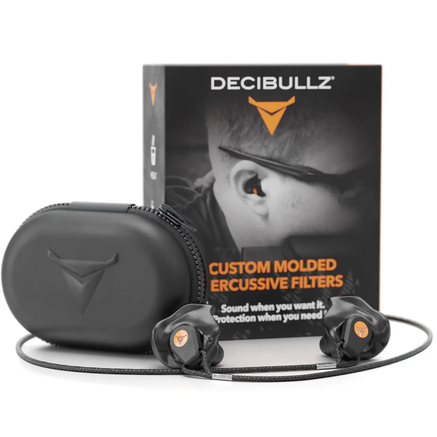 Decibullz Custom Moldable Ear Plugs for Shooting/Percussive Hearing Protection - The Earphone Guy