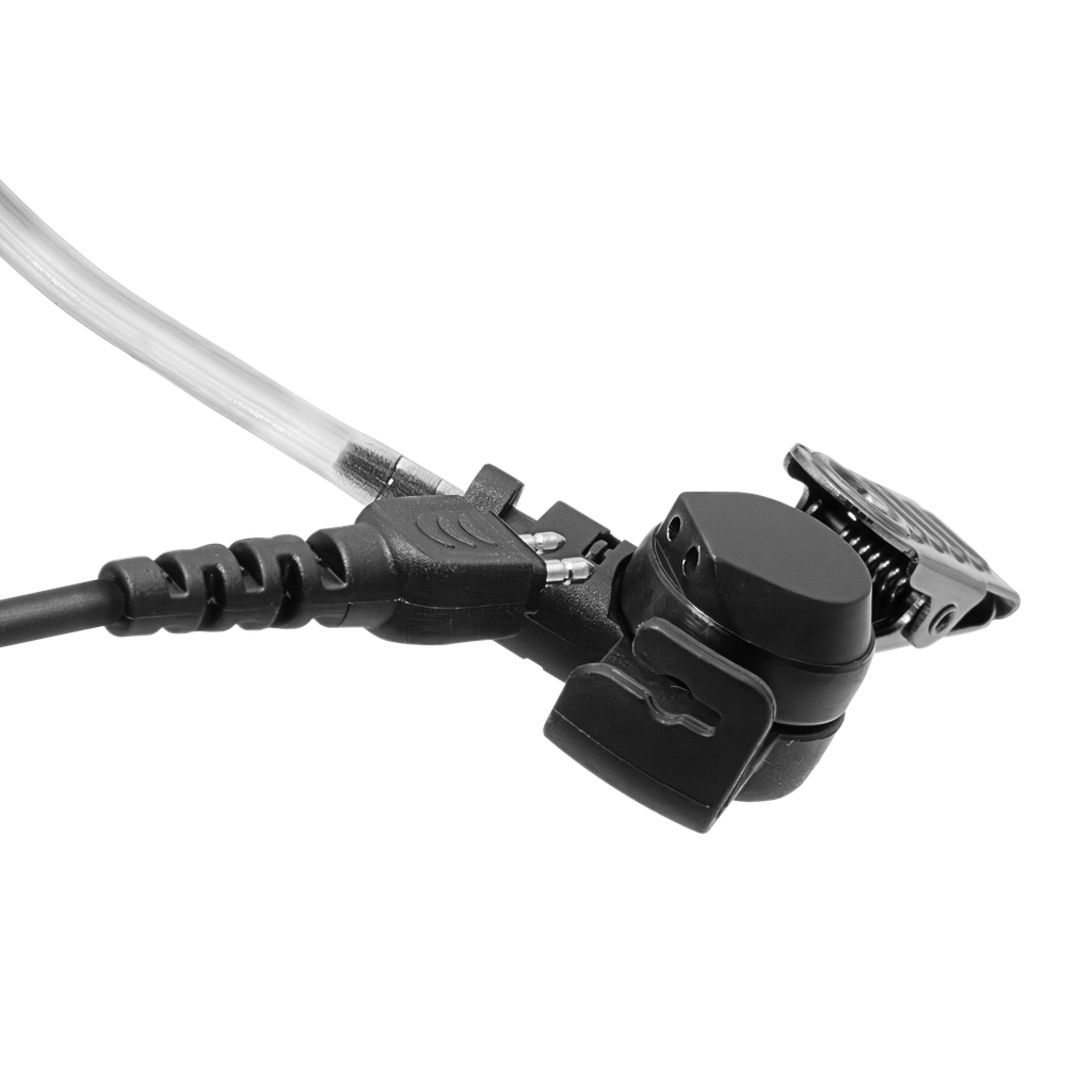 2-Wire Acoustic Tube Earpiece - Econo Comms - The Earphone Guy LLC