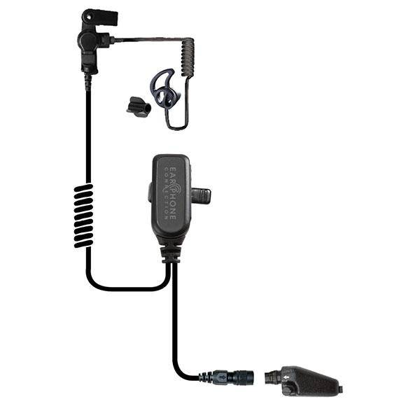 EP1311ECBT Hawk Black Diamond Tactical Lapel Mic w/Easy-Connect fits Kenwood Multi Pin