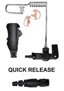 EP1327QR, Hawk, Lapel Mic, w/Quick Release fits Harris M/A COM - The Earphone Guy