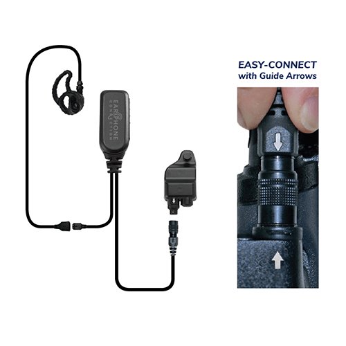 EP1328ECM1 Hawk M1 Tubeless Lapel Mic for Harris M/A-Com Jaguar/XG75 –  Available with NAB!