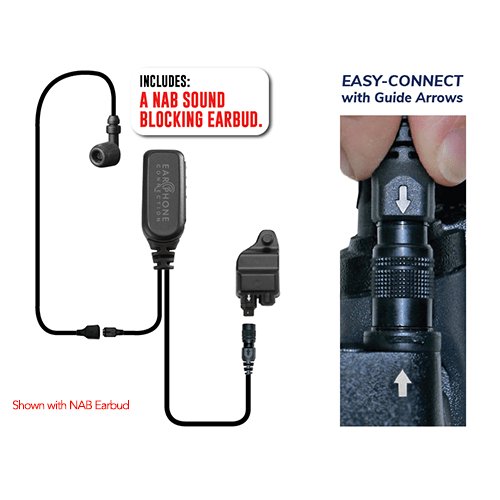 EP1328ECM1 Hawk M1 Tubeless Lapel Mic for Harris M/A-Com Jaguar/XG75 – Available with NAB!