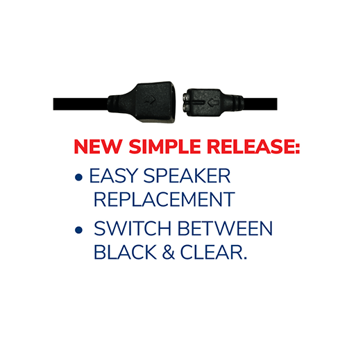 EP1328ECM1 Hawk M1 Tubeless Lapel Microphone for Harris M/A-Com Jaguar/XG75 – Now Available with NAB Option! - The Earphone Guy