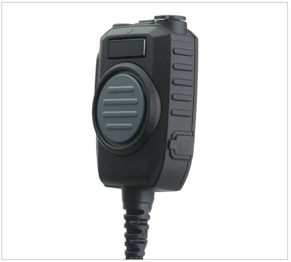 Heavy Duty Motorola APX Speaker Microphone - IP67, Active Noise Cancelling - The Earphone Guy