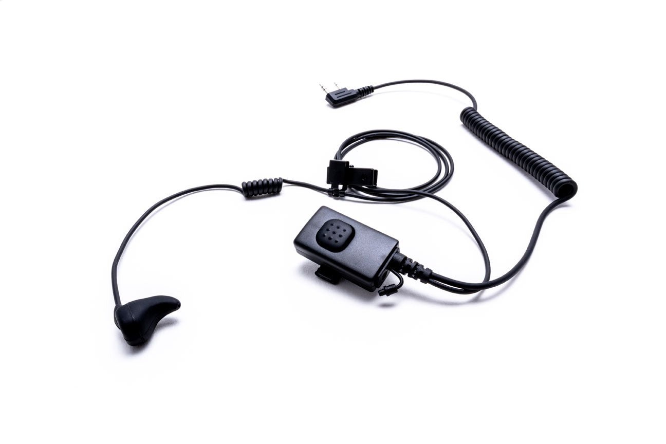 Impact Platinum Series 1-Wire Surveillance Kit with Bone Conduction Ear Piece and 2.5mm Jack
