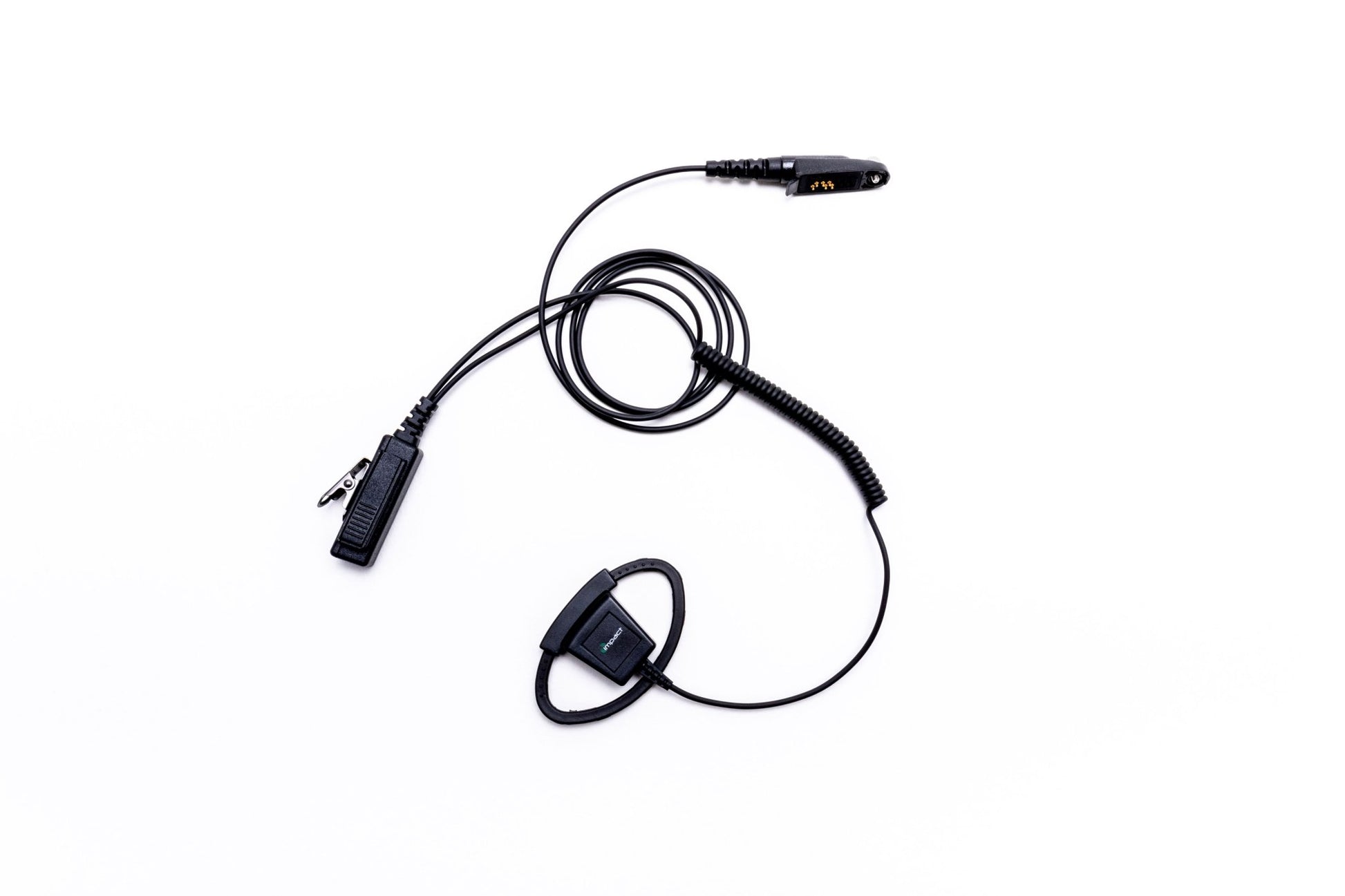 Impact Platinum Noise Cancelling 1-Wire Surveillance Kit with Adjustable D-Shaped Ear Hanger
