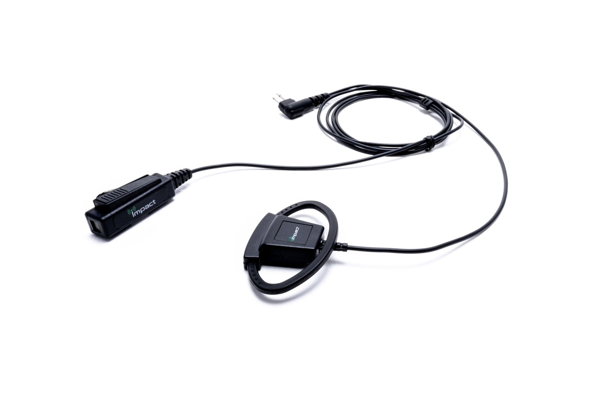 Impact Platinum Noise Cancelling 2-Wire Surveillance Kit with Adjustable D-Shaped Ear Hanger
