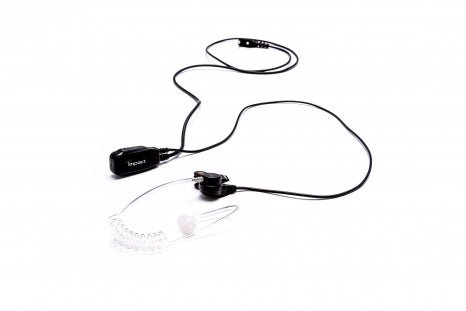Impact Silver Series 1-Wire Surveillance Kit for Two-Way Radio with Acoustic Tube