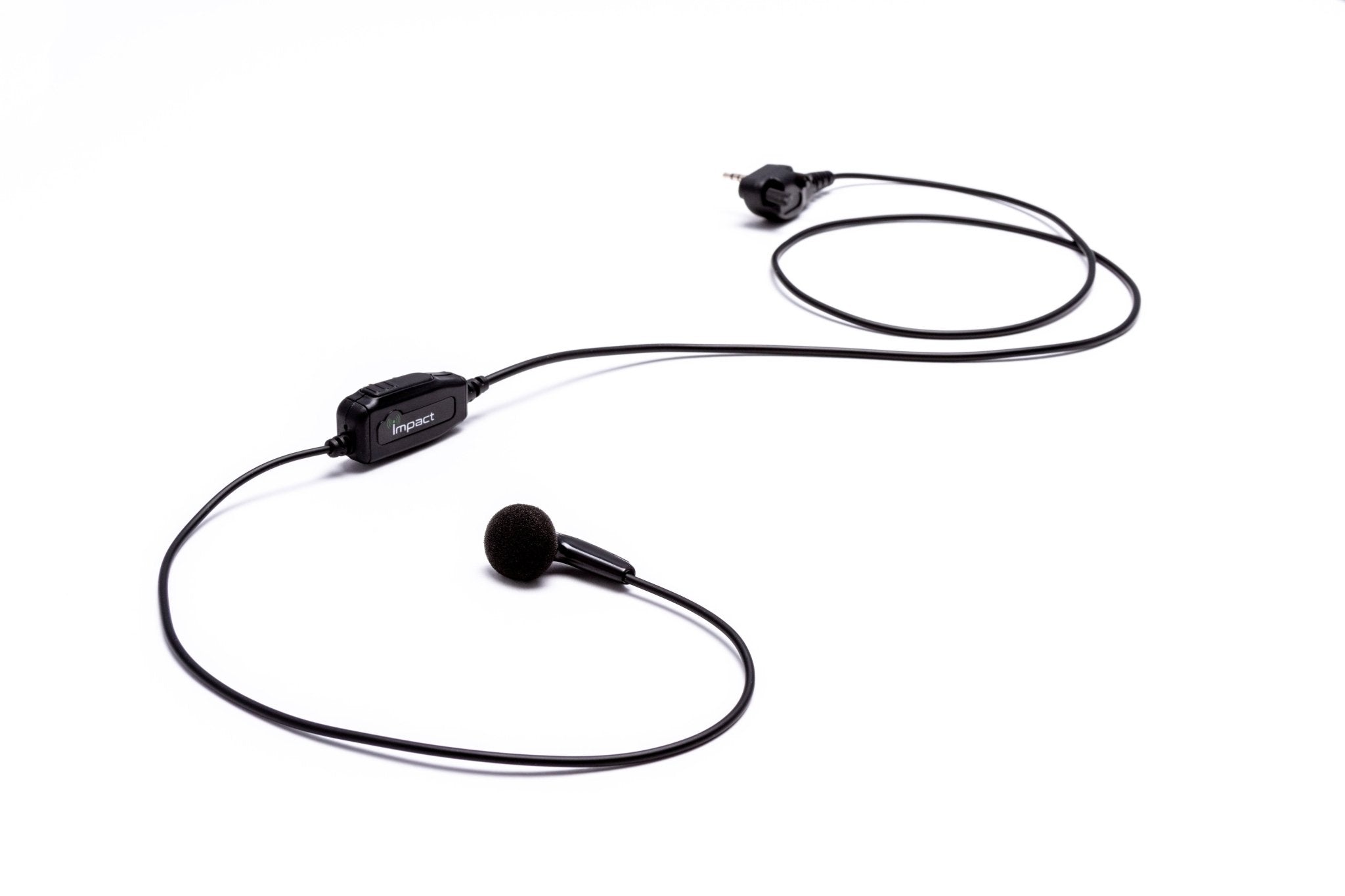 Impact Silver Series 1-Wire Surveillance Kit for Two-Way Radio with Ear Bud
