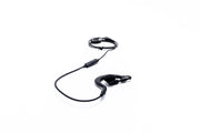 Impact Silver 1-Wire Surveillance Kit with Micro In-Line PTT and Ear Hanger with Ear Bud