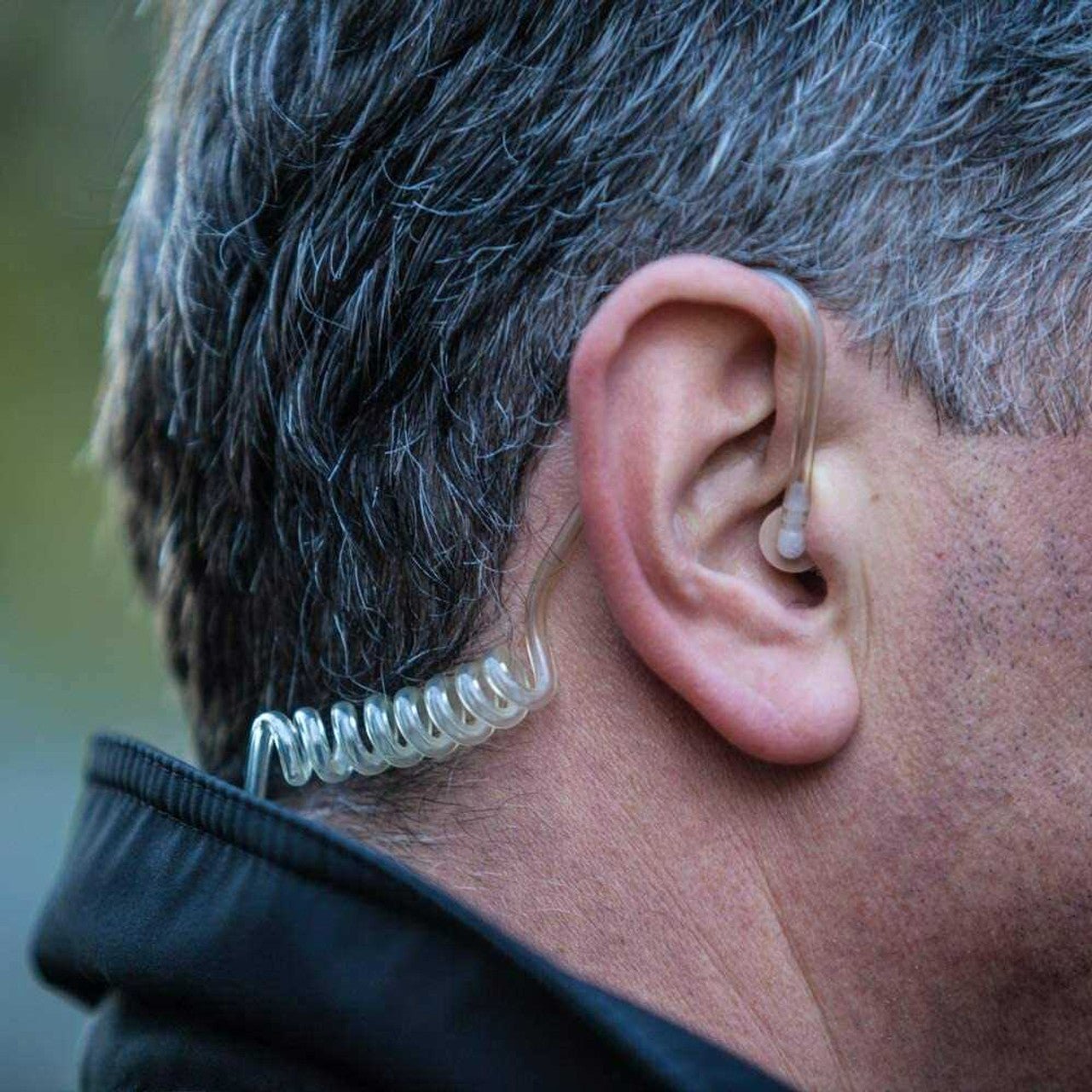 Klein Director 2-Wire Surveillance PTT Earpiece - The Earphone Guy