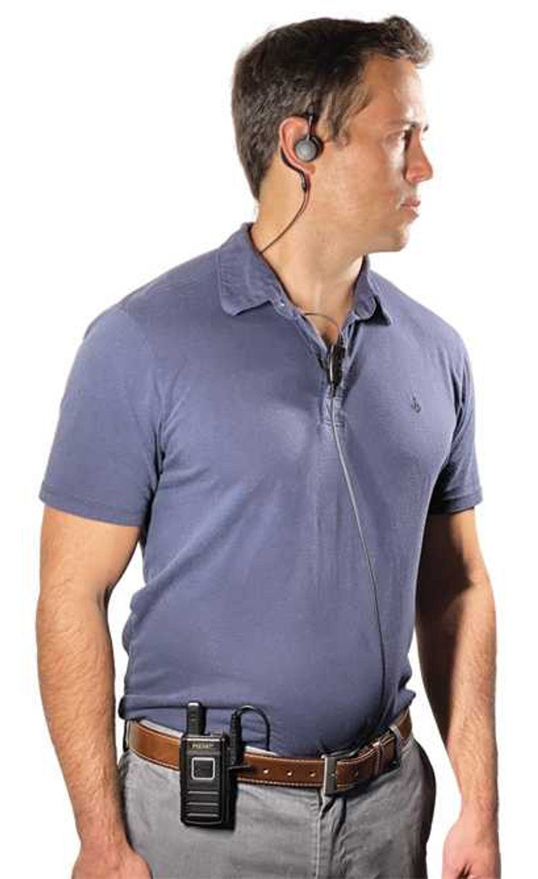 Klein Blackbox Pocket+ UHF Radio w/Motorola Connector - 16CH Radio - The Earphone Guy LLC