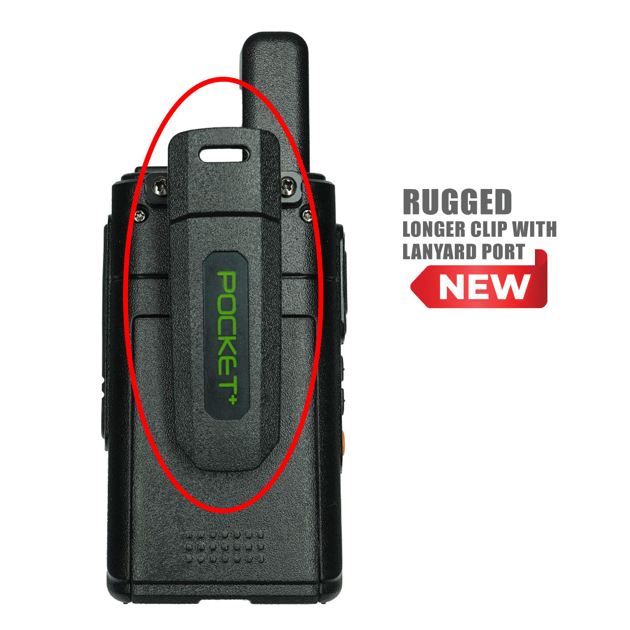 Klein Blackbox Pocket+ UHF Radio w/Motorola Connector - 16CH Radio - The Earphone Guy LLC