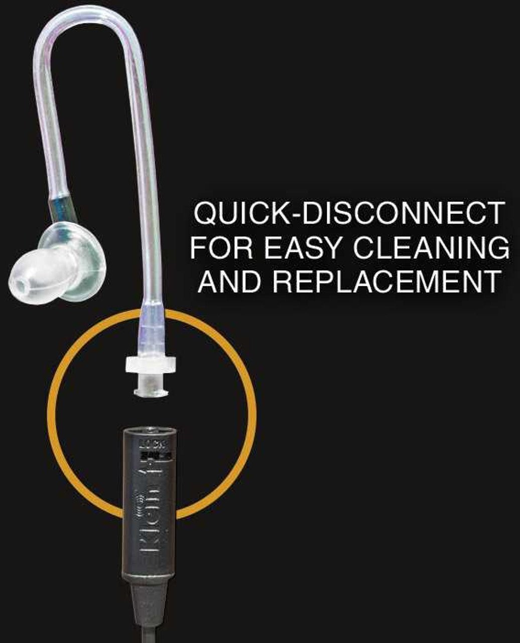 Klein Shadow-Pro Listen Only Earpiece 3.5mm - The Earphone Guy