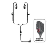 Micro Deuce Dual-Sided Tubeless Listen Only Earpiece MS1A-B Deuce - The Earphone Guy