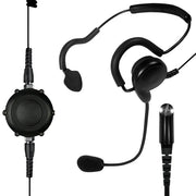 Patriot Tactical Boom Mic Headset fits L3Harris XL200P XG100P Series SPM1447T - The Earphone Guy LLC