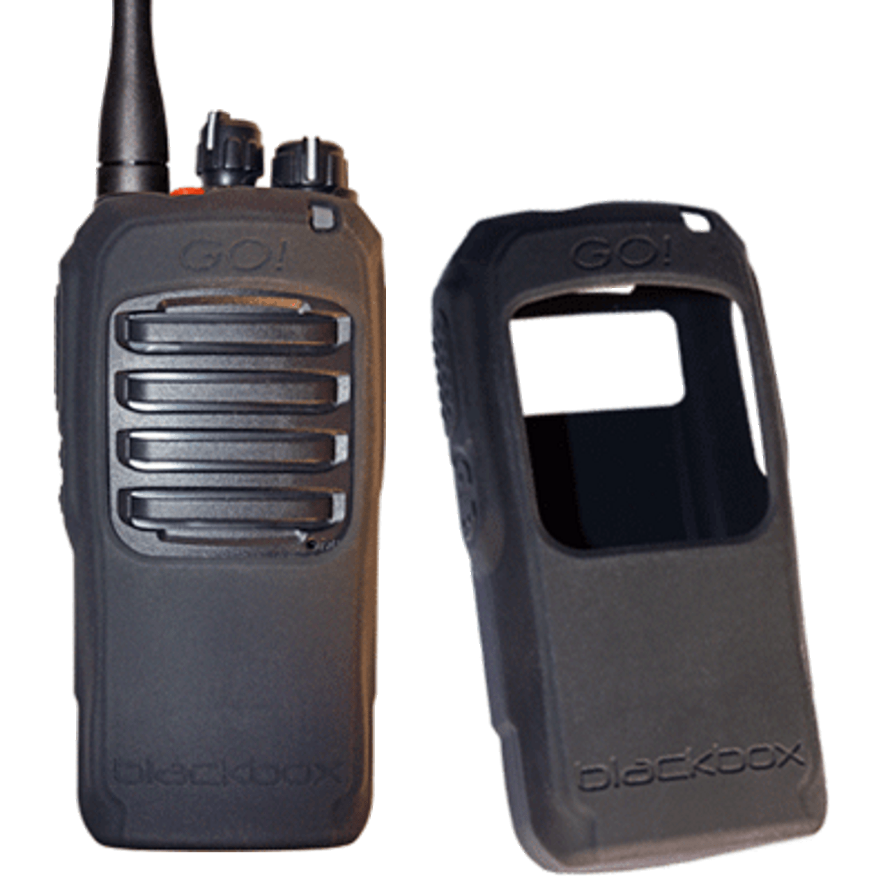 RadioGrips® Silicone Case for GO!™ Digital & Analog 2-Way Radio - The Earphone Guy