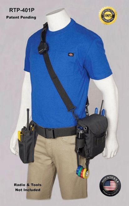 RTP-401P Two-Way Radio Tool Pouch Pro - The Earphone Guy