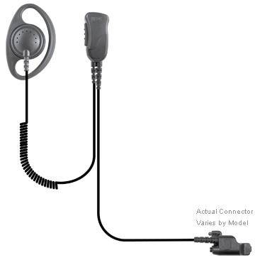 SPM-1243, Defender, Lapel Microphone Fits Motorola - The Earphone Guy