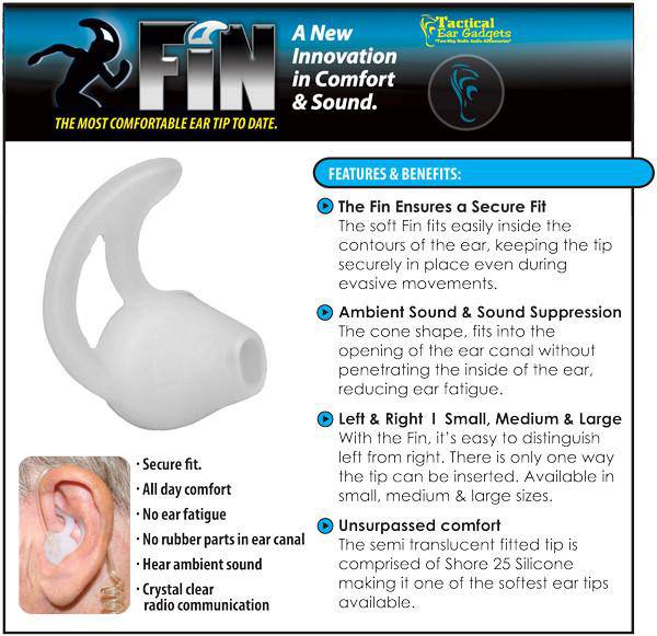 The FIN Ear Tip - All Day Comfort | The Earphone Guy LLC