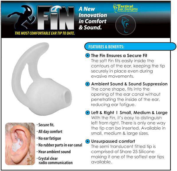 The FIN Ear Tip - All Day Comfort - The Earphone Guy