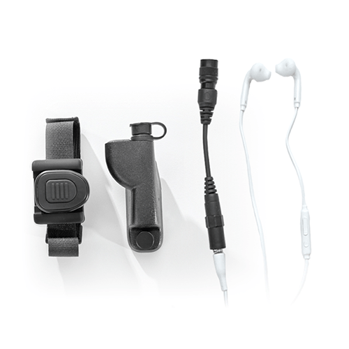 Combi iBlend Wireless QR Adapter & PTT Fits Motorola APX/TRBO - Undercover Favorite - The Earphone Guy