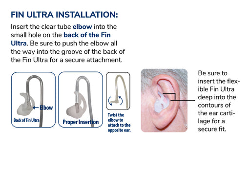 Acoustic Tube Fin Ultra - All Day Comfort - The Earphone Guy