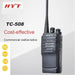 HYT TC-508 Portable Radio VHF 146-174 MHz, 16 Channels HYT-TC-508-V2 - The Earphone Guy