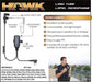 EP1303 Hawk Lapel Microphone fits Motorola / HYT Two Pin - The Earphone Guy