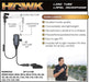 EP1311QR Hawk Lapel Microphone with Quick Release fits Kenwood Multi Pin - The Earphone Guy