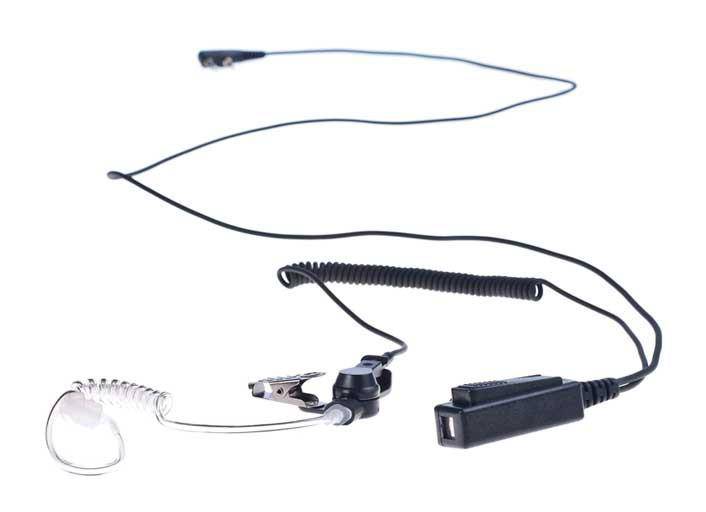 Impact M5-P1W-AT1 Platinum Series 1-Wire Surveillance Kit with full size PTT fits Motorola - The Earphone Guy