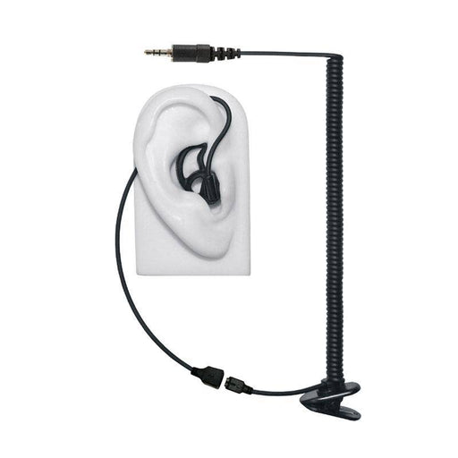 Micro Sound 13A - Tubeless Listen Only Black 3.5mm Threaded Earphone Kit w/No Sound Loss - The Earphone Guy
