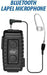 BlueWi BW-NTX5010 Nighthawk Bluetooth Lapel Microphone for Icom Multi-Pin - The Earphone Guy